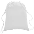 5.5 oz. Cotton Canvas Drawstring Cinch Backpack | https://www.bestnamebadges.com