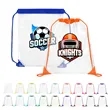 Large Clear Stadium Drawstring Backpack (Ocean) | https://www.bestnamebadges.com
