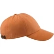 Adams 6-Panel Washed Pigment-Dyed Cap - Dark/All | https://www.bestnamebadges.com
