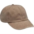 Adams 6-Panel Washed Pigment-Dyed Cap - Dark/All | https://www.bestnamebadges.com