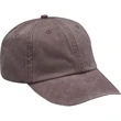 Adams 6-Panel Washed Pigment-Dyed Cap - Dark/All | https://www.bestnamebadges.com