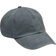Adams 6-Panel Washed Pigment-Dyed Cap - Dark/All | https://www.bestnamebadges.com