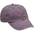 Adams 6-Panel Washed Pigment-Dyed Cap - Dark/All | https://www.bestnamebadges.com