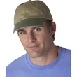 Adams 6-Panel Washed Pigment-Dyed Cap - Dark/All | https://www.bestnamebadges.com