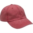 Adams 6-Panel Washed Pigment-Dyed Cap - Dark/All | https://www.bestnamebadges.com