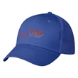 6 Panel Polyester Cap - Embroidered | https://www.bestnamebadges.com