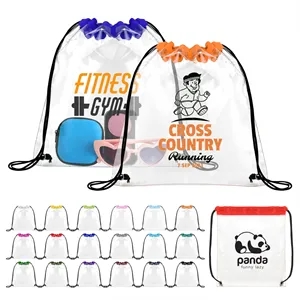 Clear Stadium Drawstring Sportpack (Ocean)