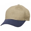 6-Panel Brushed Twill Cap | https://www.bestnamebadges.com