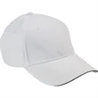 Adams 6-Panel Moisture Management Sandwich Cap - Dark/All | https://www.bestnamebadges.com