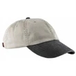 Adams 6-Panel Two-Tone Washed Pigment-Dyed Cap - Dark/All | https://www.bestnamebadges.com