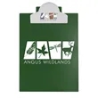 Garyline® Round Top Letter Clipboard | https://www.bestnamebadges.com