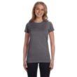 LA T Sportswear Junior's Ringspun Longer Length T-Shirt | https://www.bestnamebadges.com