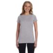 LA T Sportswear Junior's Ringspun Longer Length T-Shirt | https://www.bestnamebadges.com