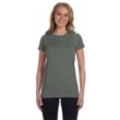 LA T Sportswear Junior's Ringspun Longer Length T-Shirt | https://www.bestnamebadges.com