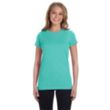 LA T Sportswear Junior's Ringspun Longer Length T-Shirt | https://www.bestnamebadges.com