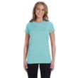 LA T Sportswear Junior's Ringspun Longer Length T-Shirt | https://www.bestnamebadges.com