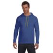 Anvil Ringspun Long-Sleeve Hooded T-Shirt | https://www.bestnamebadges.com