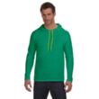 Anvil Ringspun Long-Sleeve Hooded T-Shirt | https://www.bestnamebadges.com