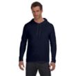 Anvil Ringspun Long-Sleeve Hooded T-Shirt | https://www.bestnamebadges.com