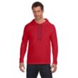 Anvil Ringspun Long-Sleeve Hooded T-Shirt | https://www.bestnamebadges.com