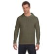 Anvil Ringspun Long-Sleeve Hooded T-Shirt | https://www.bestnamebadges.com