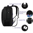 Travel Business Laptop Backpack with USB Charging Port | https://www.bestnamebadges.com
