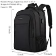 Travel Business Laptop Backpack with USB Charging Port | https://www.bestnamebadges.com