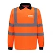 Safety Reflective Long Sleeve Polo Shirts | https://www.bestnamebadges.com