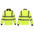 Safety Reflective Long Sleeve Polo Shirts | https://www.bestnamebadges.com
