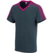 Augusta Get Rowdy Shoulder Stripe Tee | https://www.bestnamebadges.com