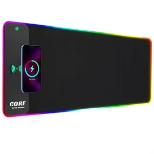 LED Wireless Charging RGB Gaming Mouse Pad 15W