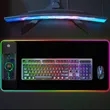 LED Wireless Charging RGB Gaming Mouse Pad 15W | https://www.bestnamebadges.com