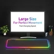 Extra Large RGB Gaming LED Mouse Pad | https://www.bestnamebadges.com