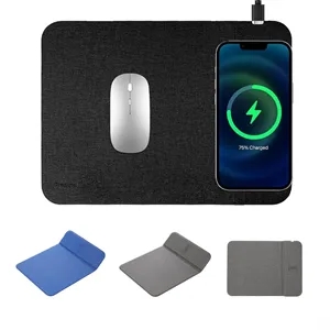 Mouse Pad with 15W Fast Wireless Charger