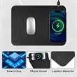 Mouse Pad with 15W Fast Wireless Charger | https://www.bestnamebadges.com