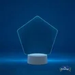 mr.BriteSign LED Acrylic Sign - Pentagon | https://www.bestnamebadges.com