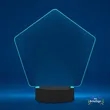 mr.BriteSign LED Acrylic Sign - Pentagon | https://www.bestnamebadges.com