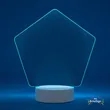 mr.BriteSign LED Acrylic Sign - Pentagon | https://www.bestnamebadges.com