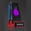 Light Up Logo Phone Stand | https://www.bestnamebadges.com