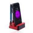 Light Up Logo Phone Stand | https://www.bestnamebadges.com
