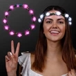 Rosebud LED Flower Headband | https://www.bestnamebadges.com
