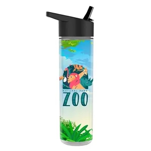 Garyline® Chiller Insulated Bottle with Flip-Straw Lid an...