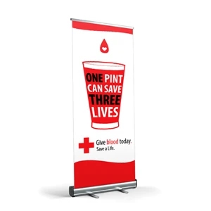 Economy Retractable Banner Stand in Full Color