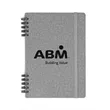 Spiral Linen Leather Notebook | https://www.bestnamebadges.com