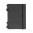 Spiral Linen Leather Notebook | https://www.bestnamebadges.com
