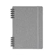 Spiral Linen Leather Notebook | https://www.bestnamebadges.com