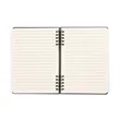 Spiral Linen Leather Notebook | https://www.bestnamebadges.com