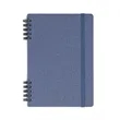 Spiral Linen Leather Notebook | https://www.bestnamebadges.com
