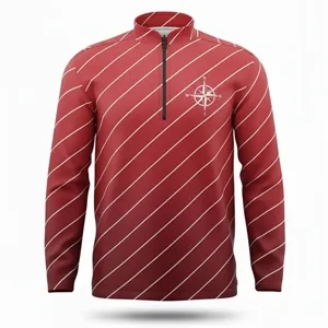 Unisex Sublimated 220G Ultra Light Quarter Zip Sweatshirt