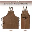 Adjustable Canvas Apron | https://www.bestnamebadges.com